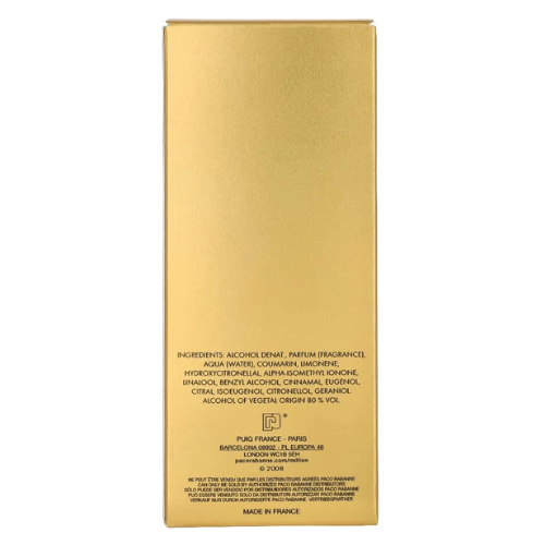 Paco Rabanne 1 Million Eau de Toilette for Men 100ml