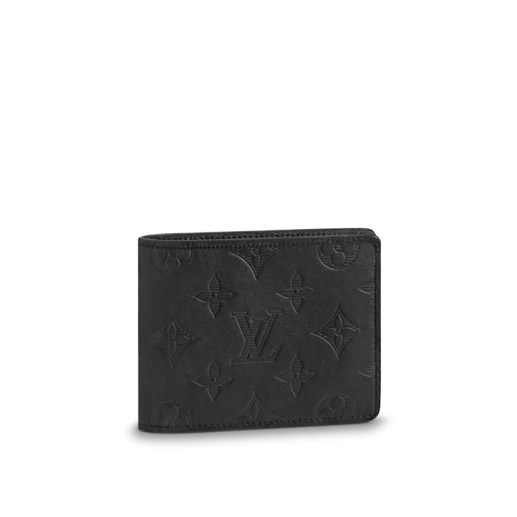 Louis Vuitton Mens Wallet Black Monogram Shadow Noir, Box, product photo