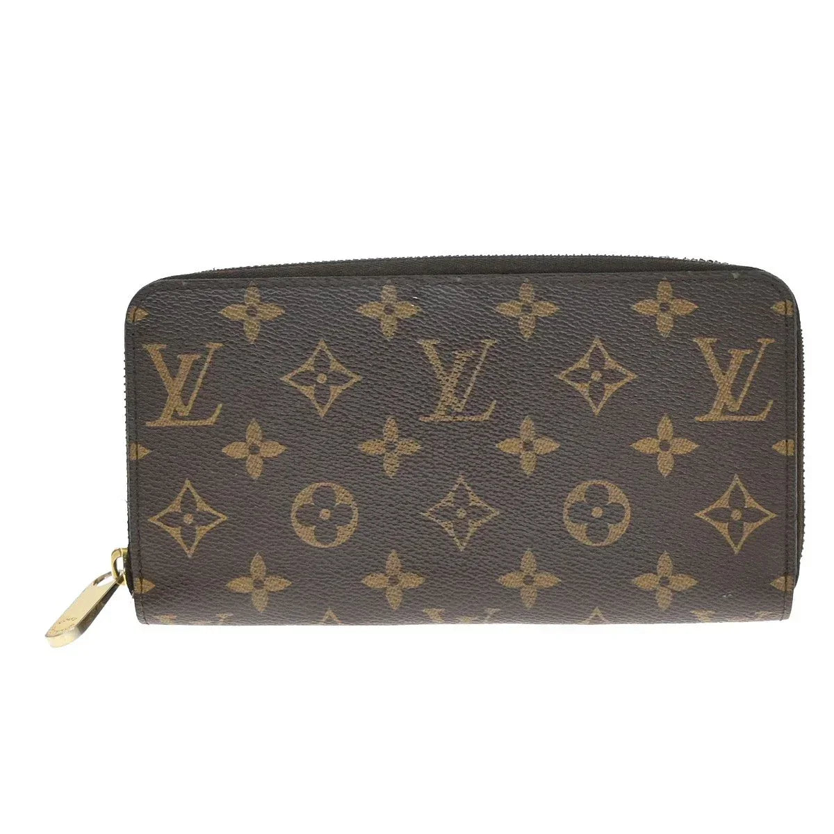 Louis Vuitton Monogram Zippy Long Wallet Brown Leather Zip product photo